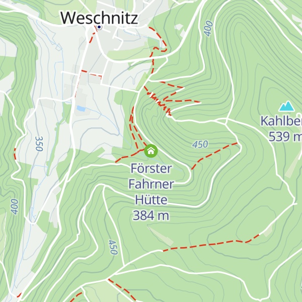 Map of Förster Fahrner Hütte