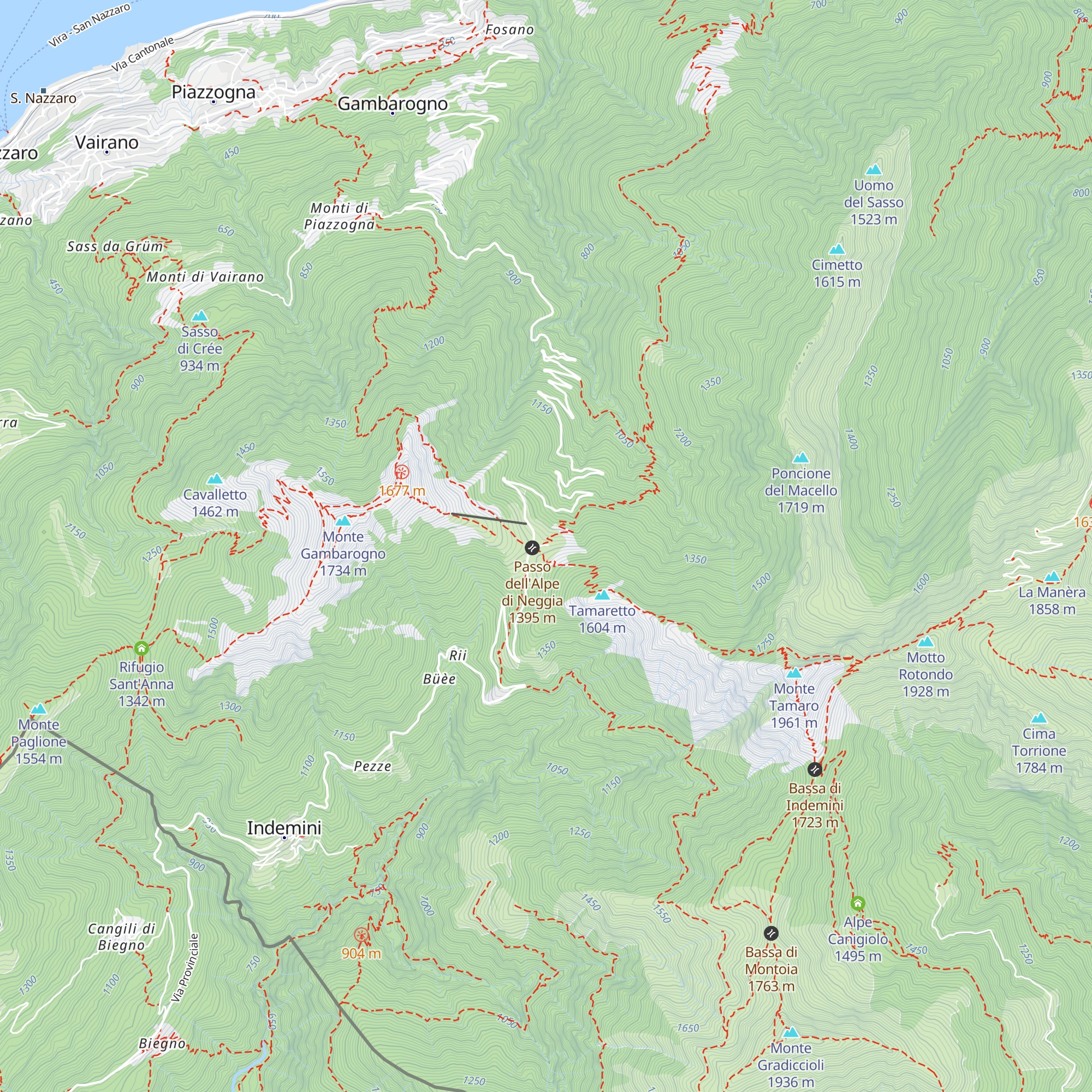 Ritrovo di Neggia map