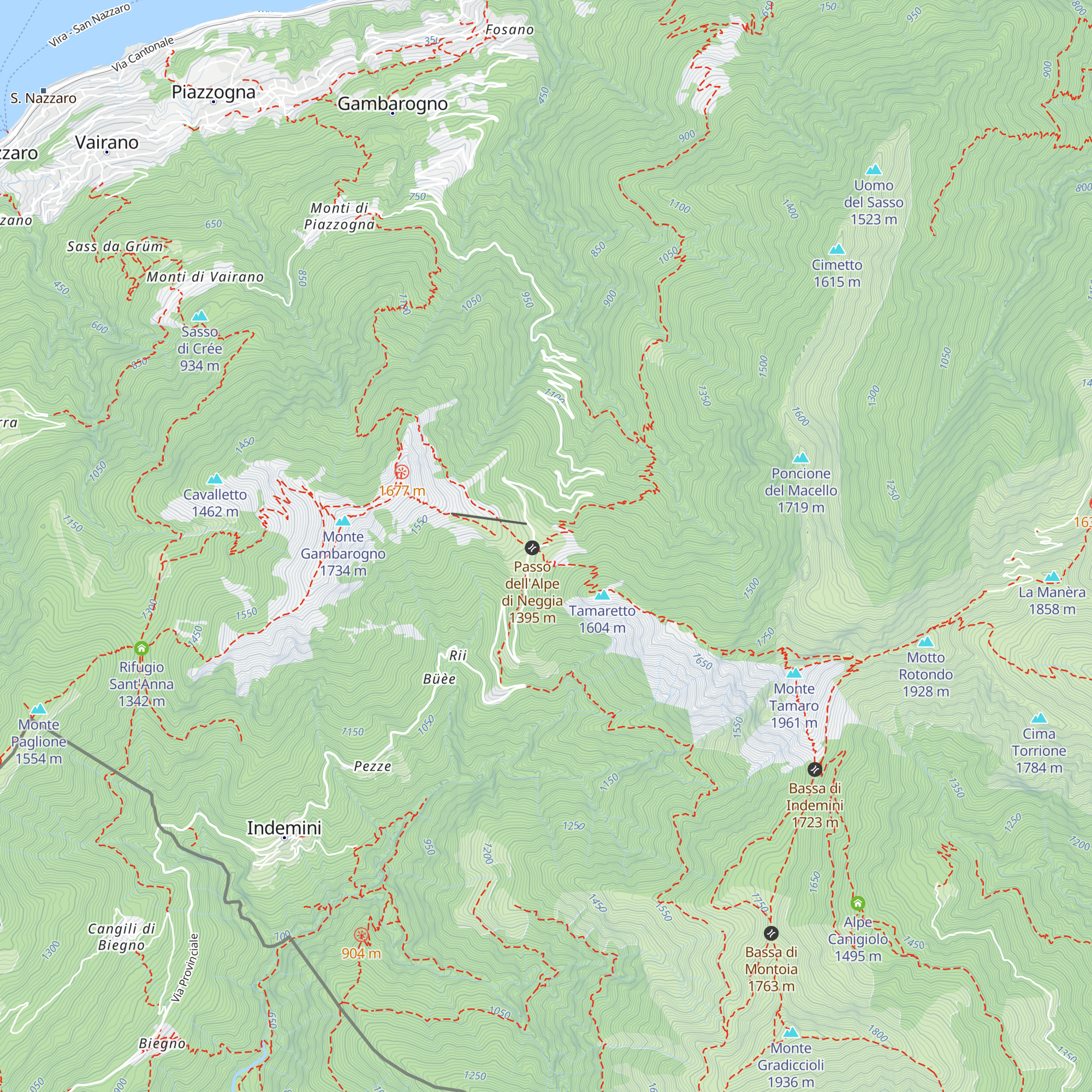 Ritrovo di Neggia map