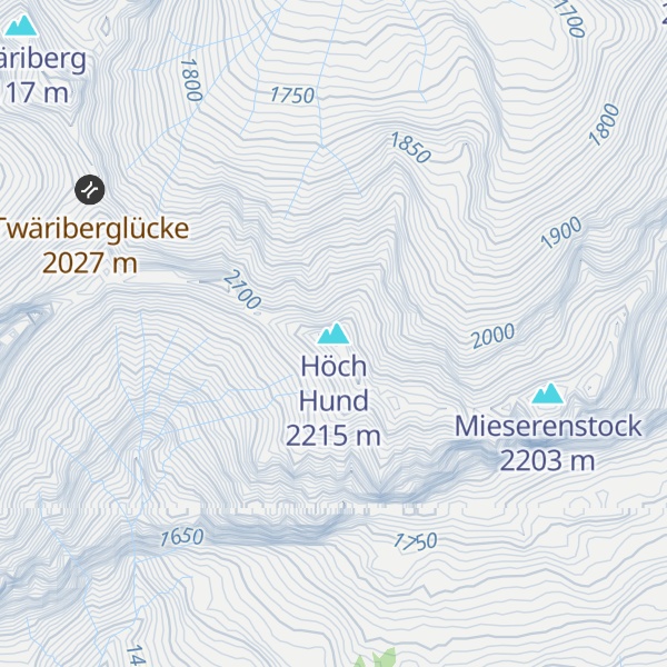 Map of Höch Hund