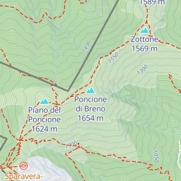 Map of Poncione di Breno
