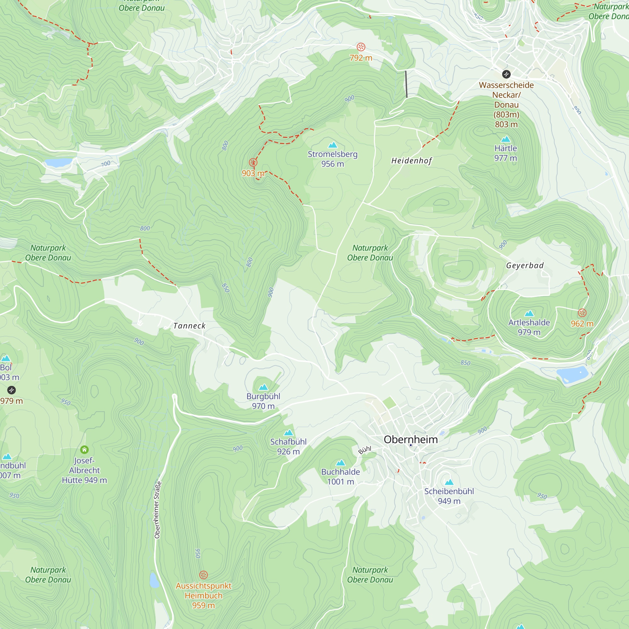 Club - Hütte MSC Obernheim map