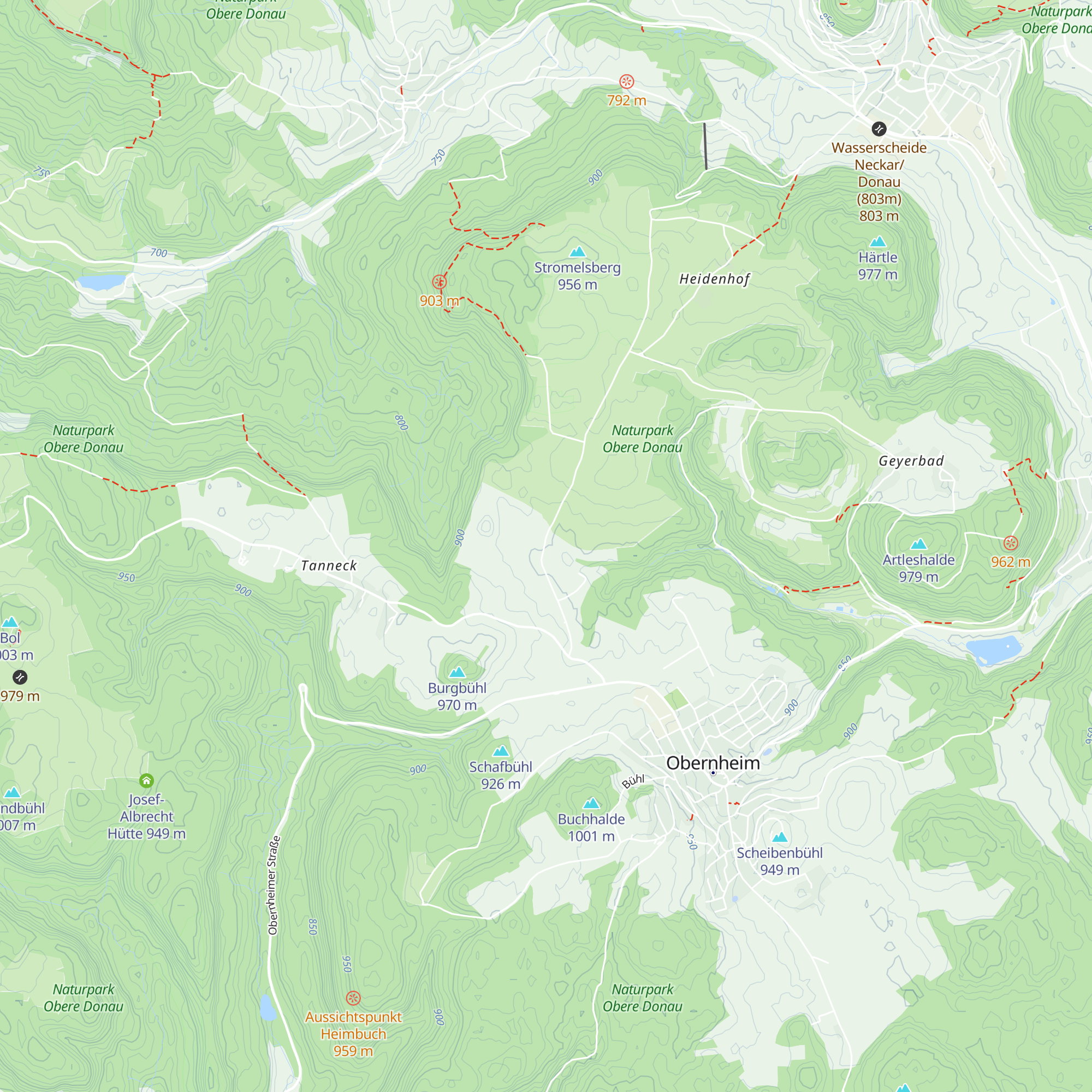Club - Hütte MSC Obernheim map
