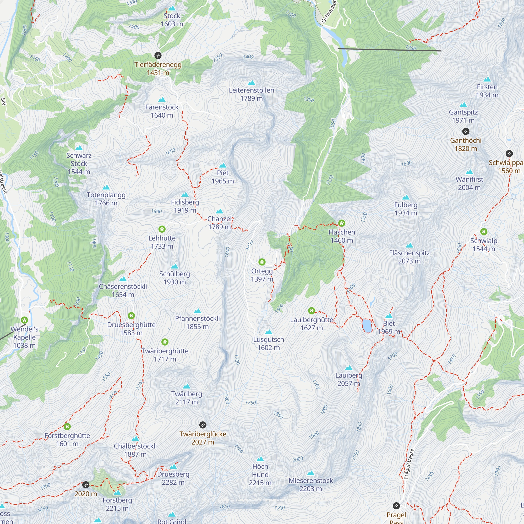 Ortegg map