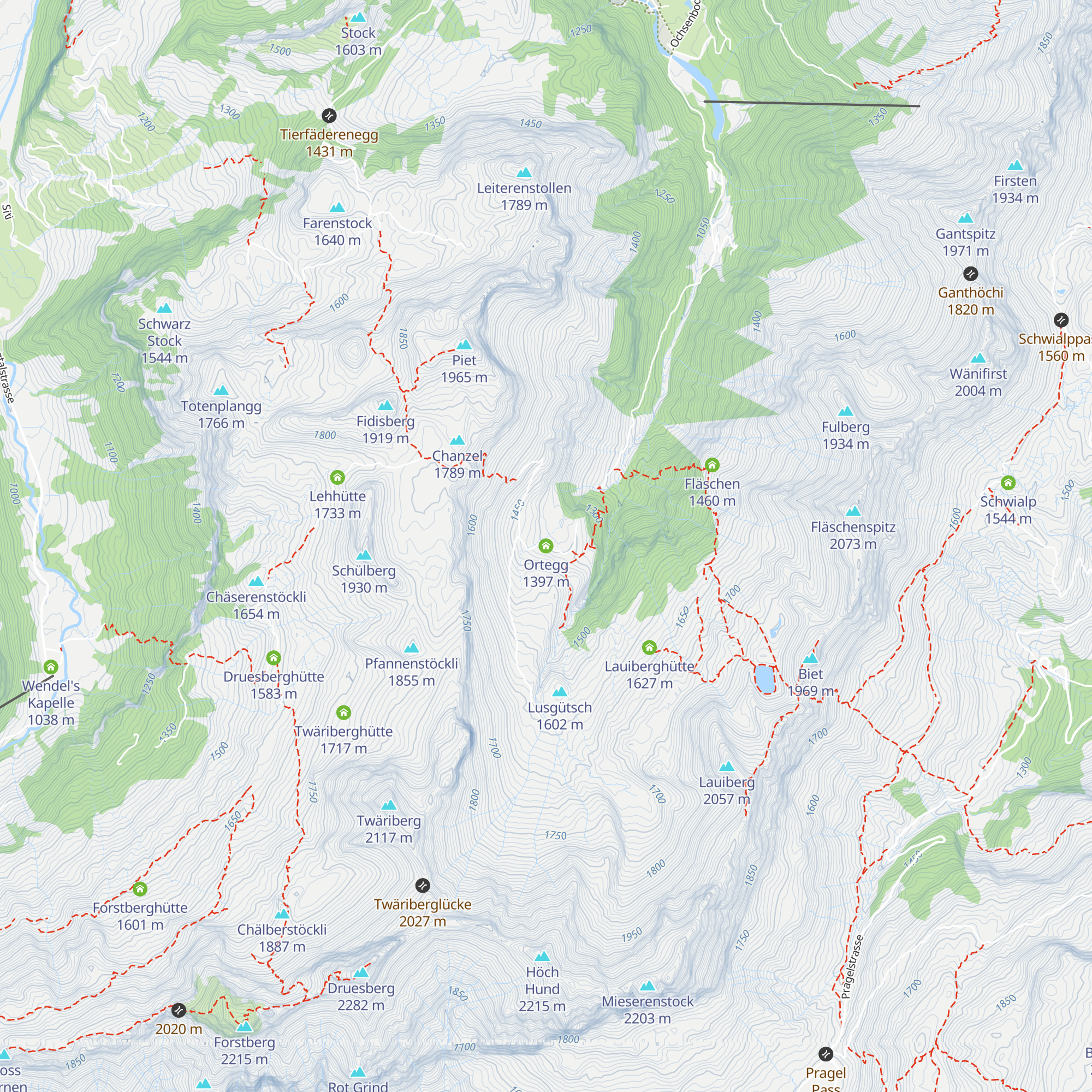Ortegg map