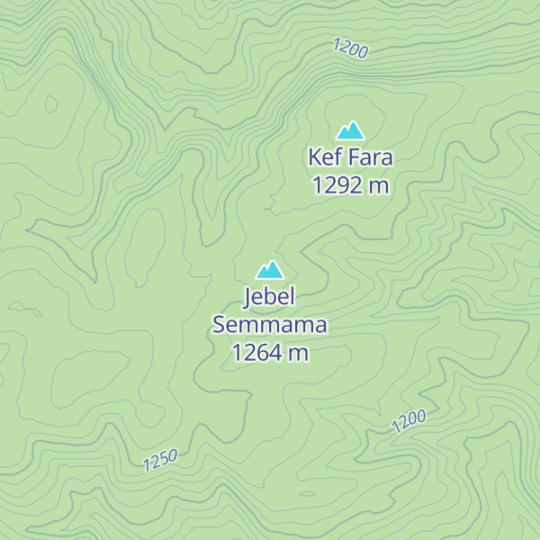 Map of Jebel Semmama
