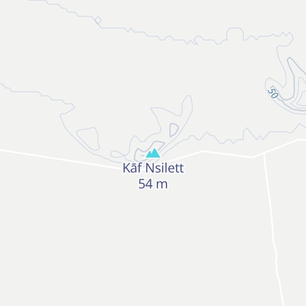 Map of Kāf Nsilett