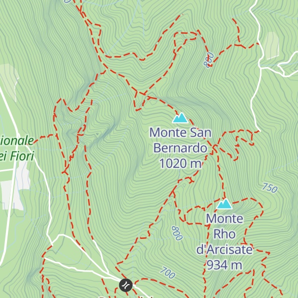 Map of Sasso del Corno