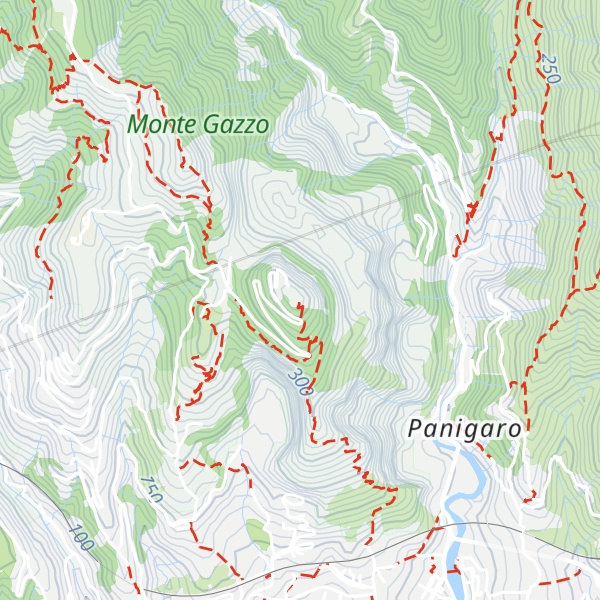 Map of Monte Gazzo