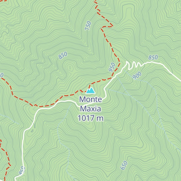 Map of Monte Maxia