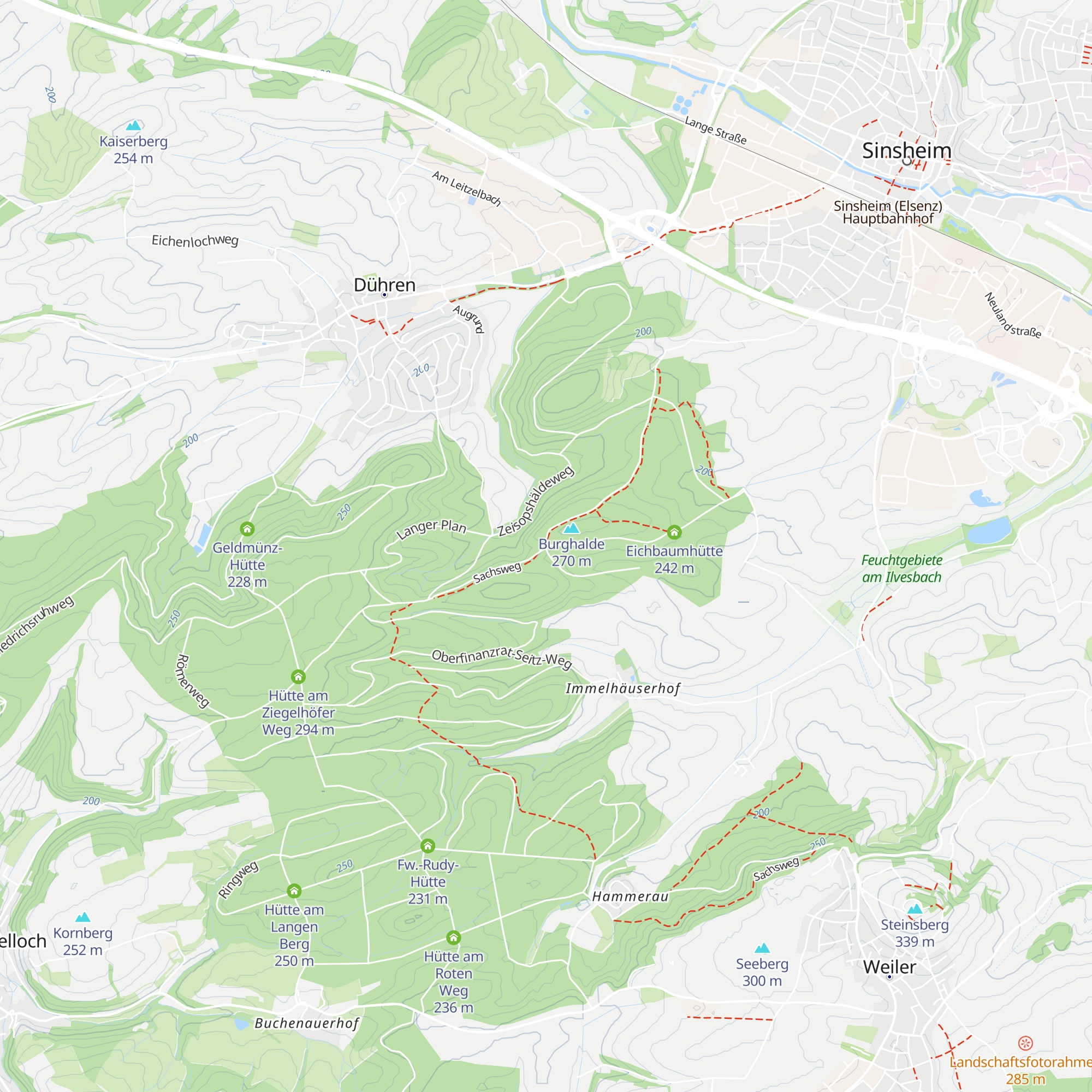 Hexenbuschhütte map