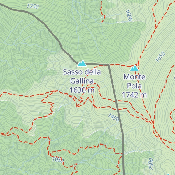 Map of Capanna Merigetto