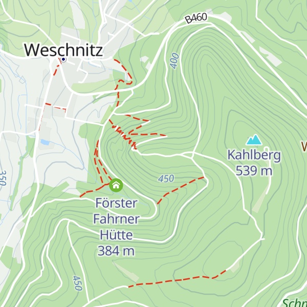 Map of Lehrer Metzendorf Hütte