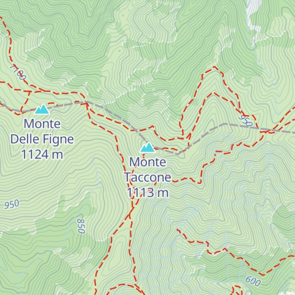 Map of Monte Taccone