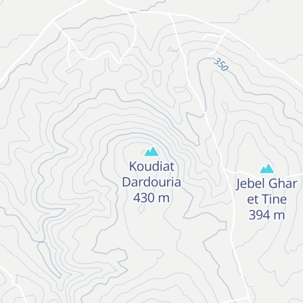 Map of Koudiat Dardouria