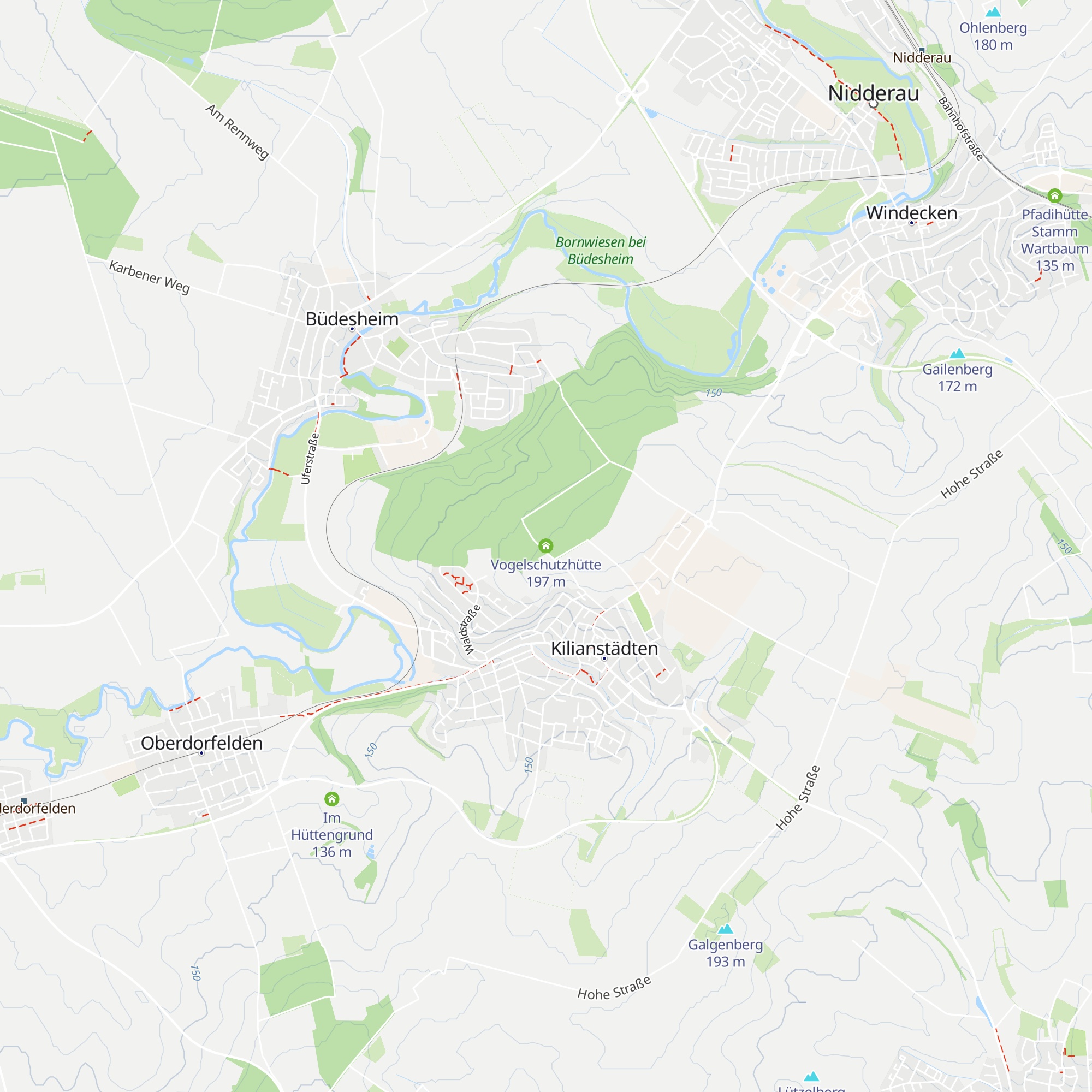 Vogelschutzhütte map