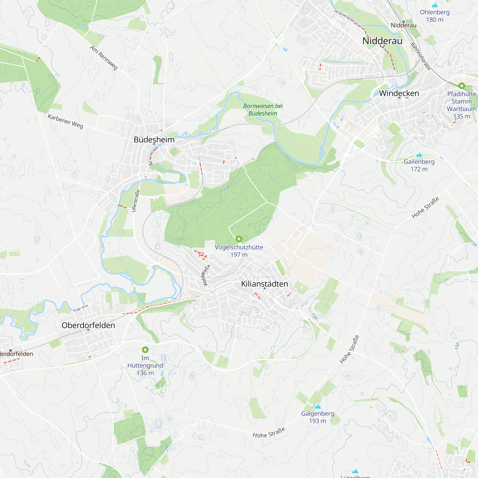 Vogelschutzhütte map