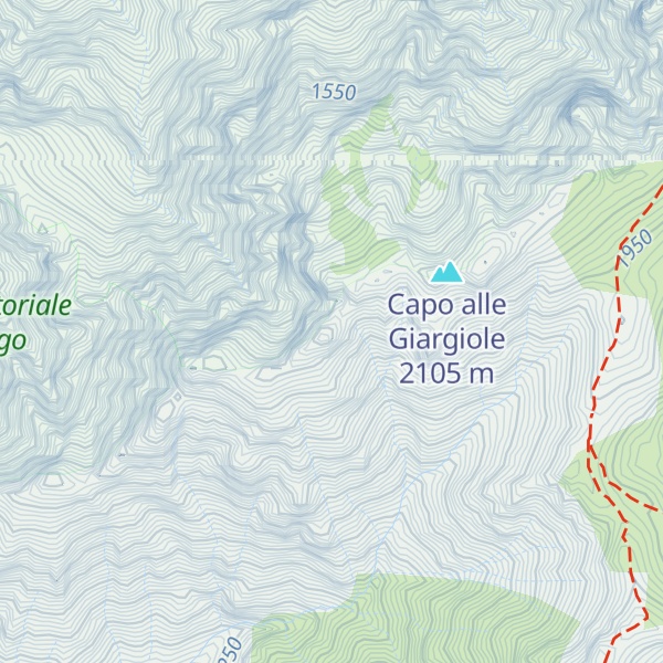 Map of Punta Silvastriccia