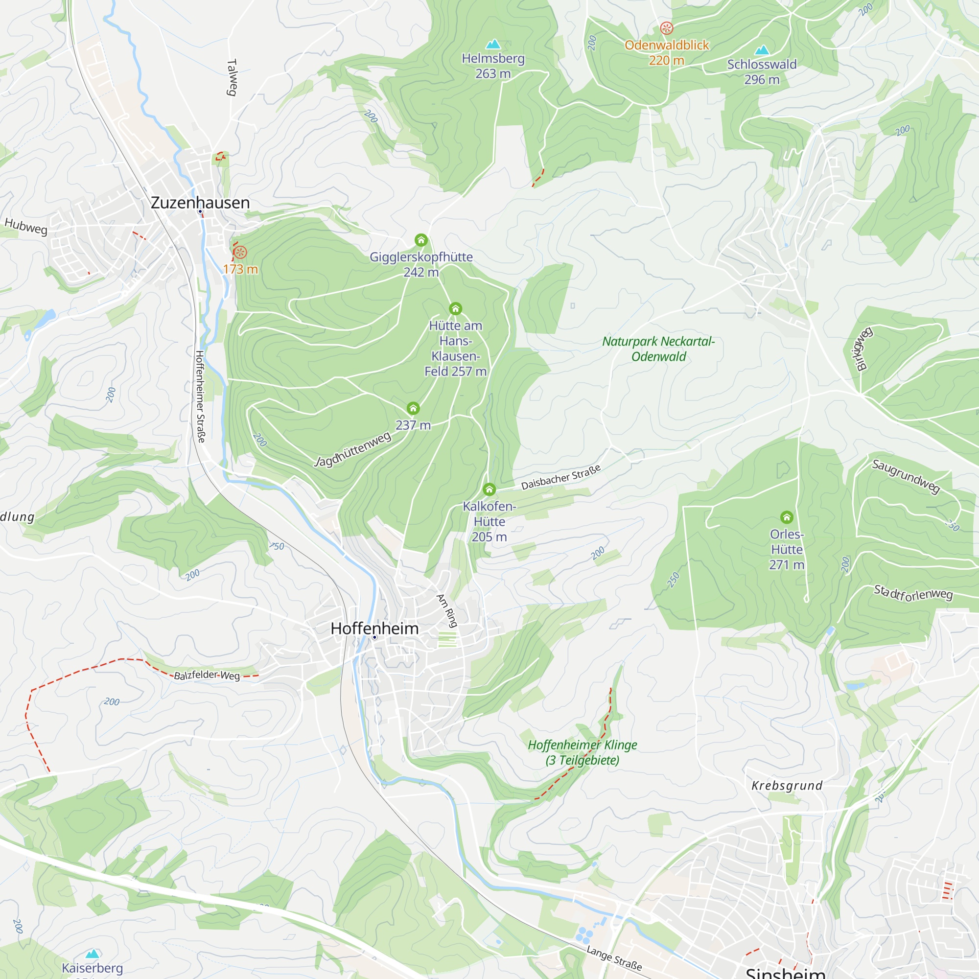Kalkofen-Hütte map