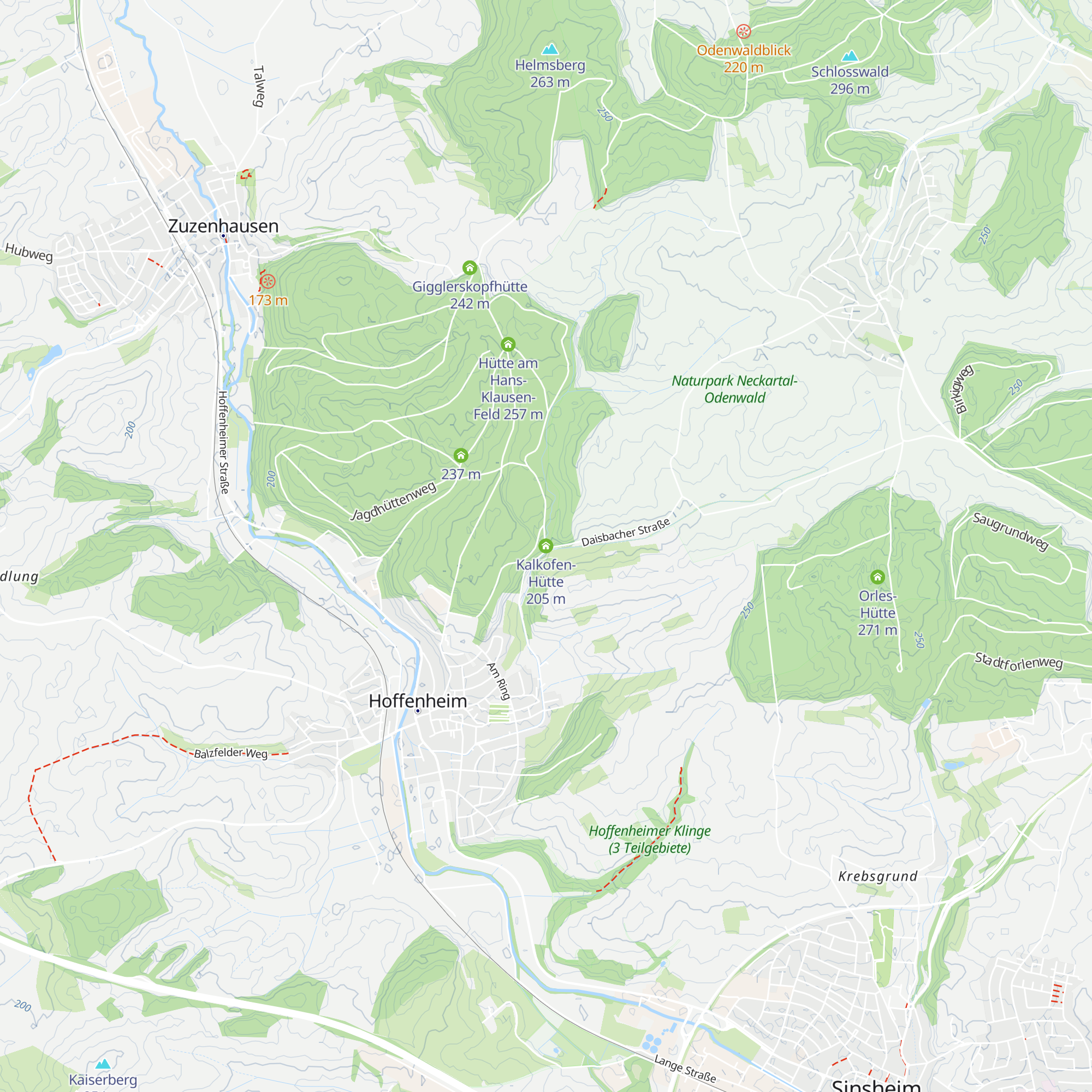 Kalkofen-Hütte map