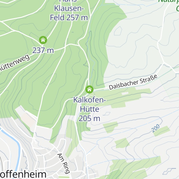 Map of Kalkofen-Hütte