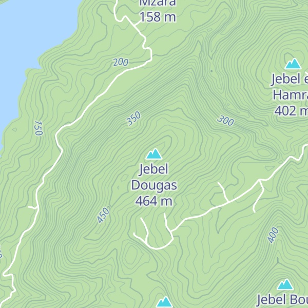 Map of Jebel Dougas