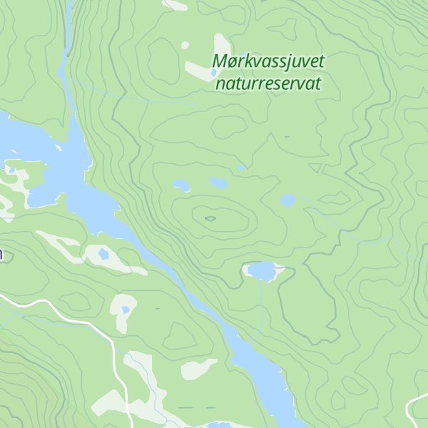 Map of Mellomvassknatten