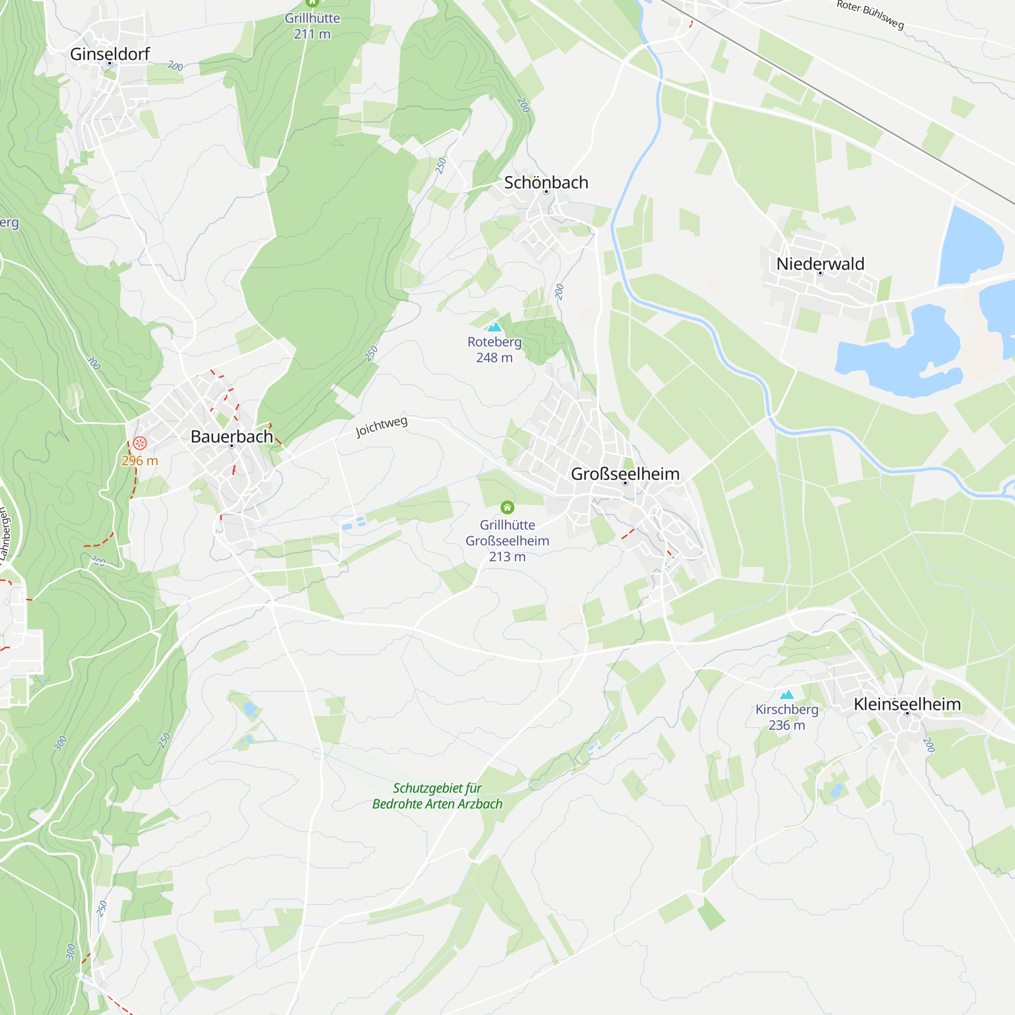 Grillhütte Großseelheim map