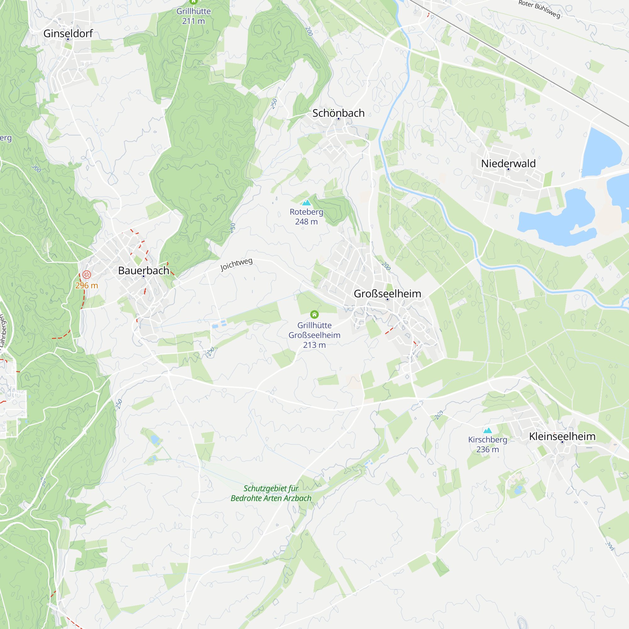 Grillhütte Großseelheim map