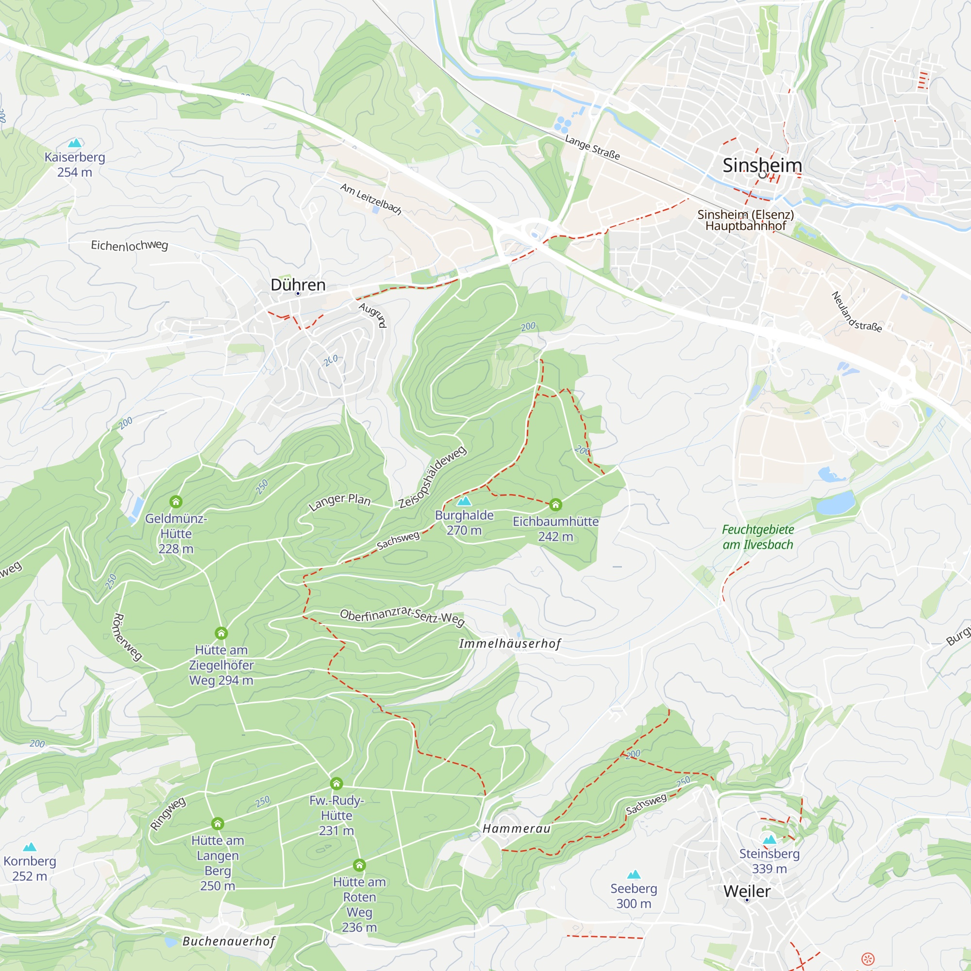 Schwarze Hütte map