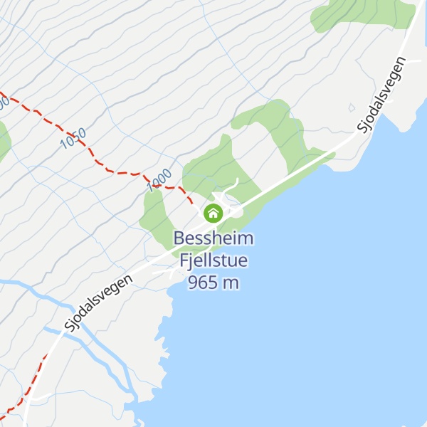 Map of Bessheim Fjellstue