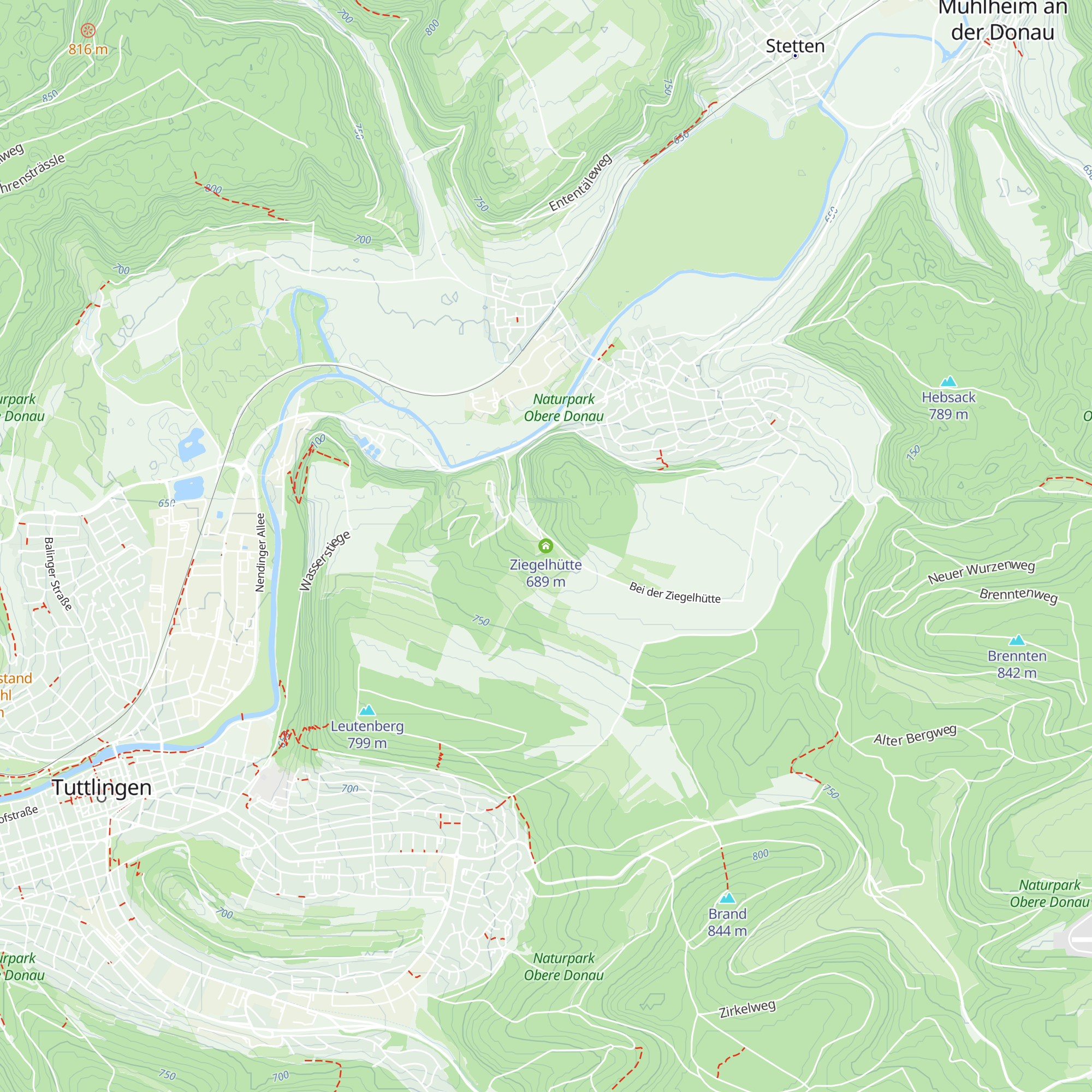 Ziegelhütte map
