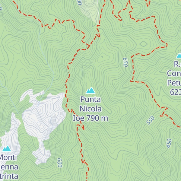 Map of Punta Nicola Ioe