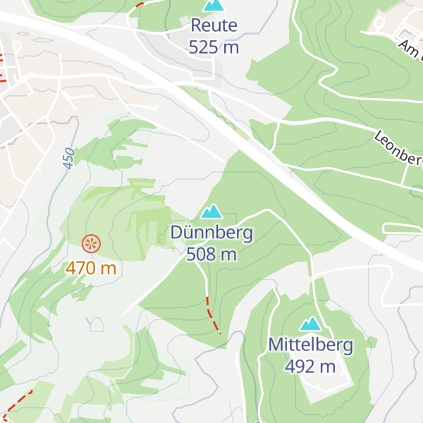 Map of Dünnberg