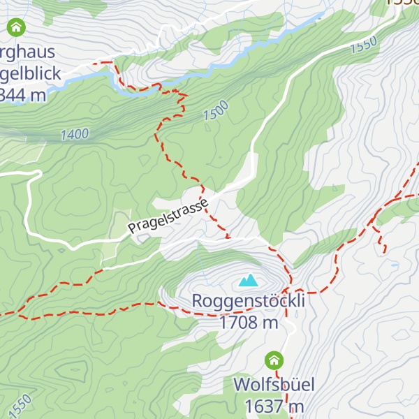 Map of Alpwirtschaft Roggenloch
