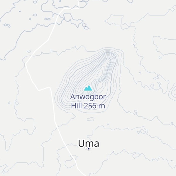 Map of Anwogbor Hill