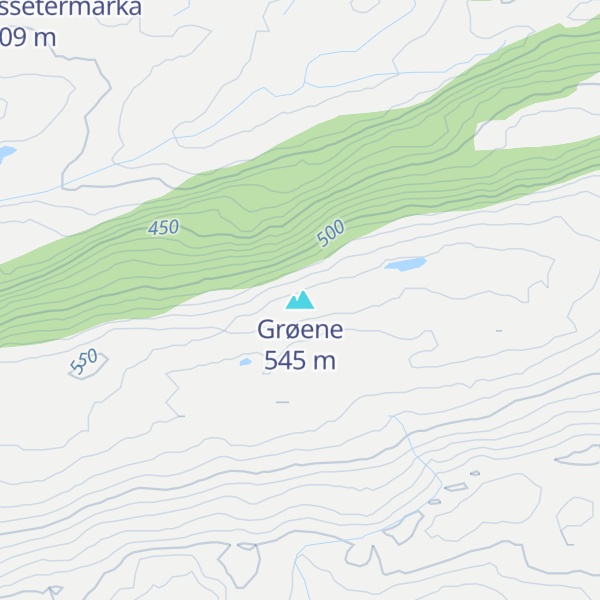 Map of Grøene