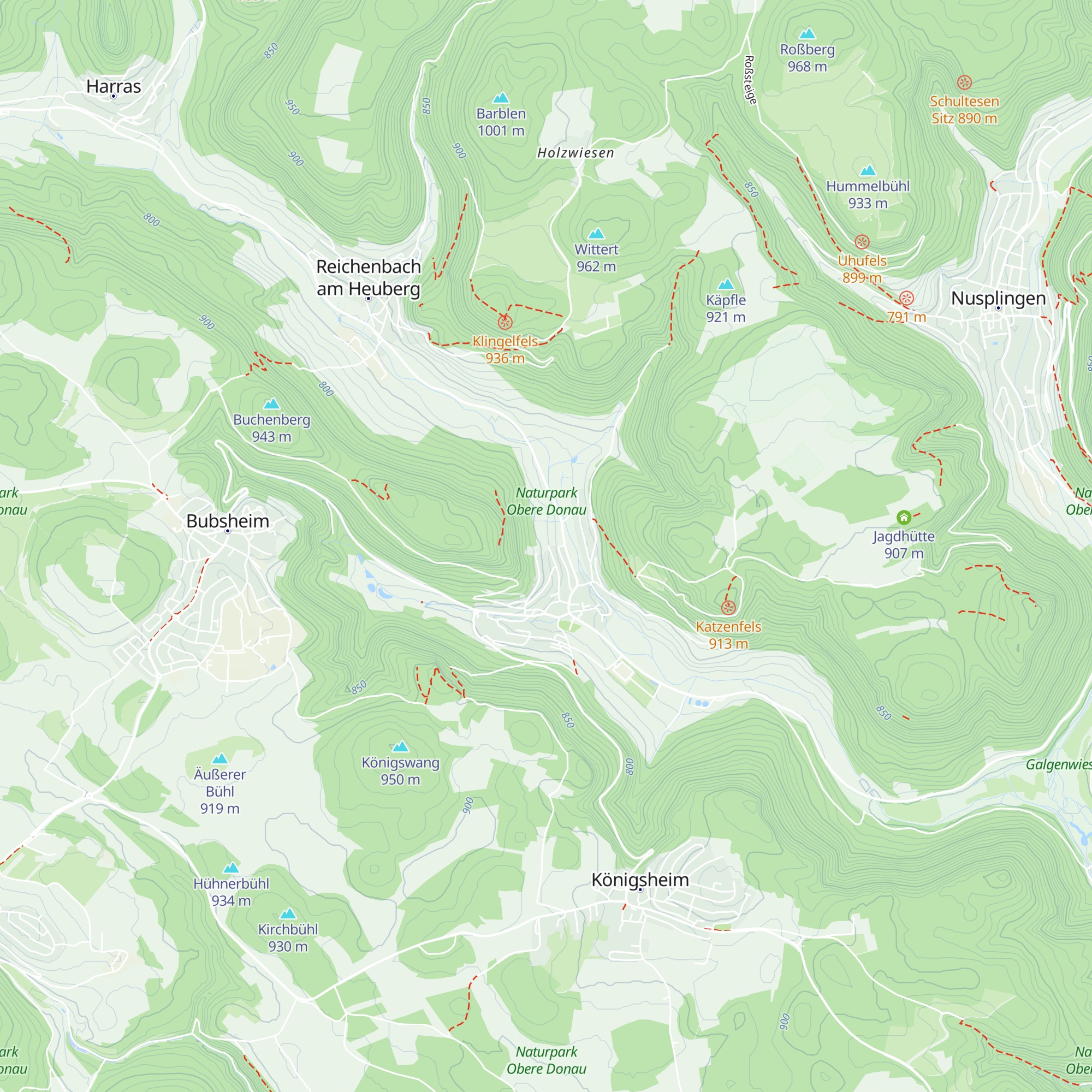 Skihütte map