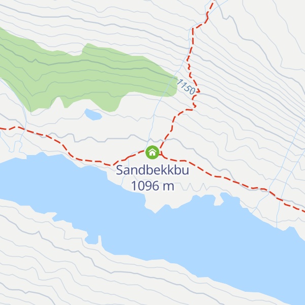 Map of Sandbekkbu