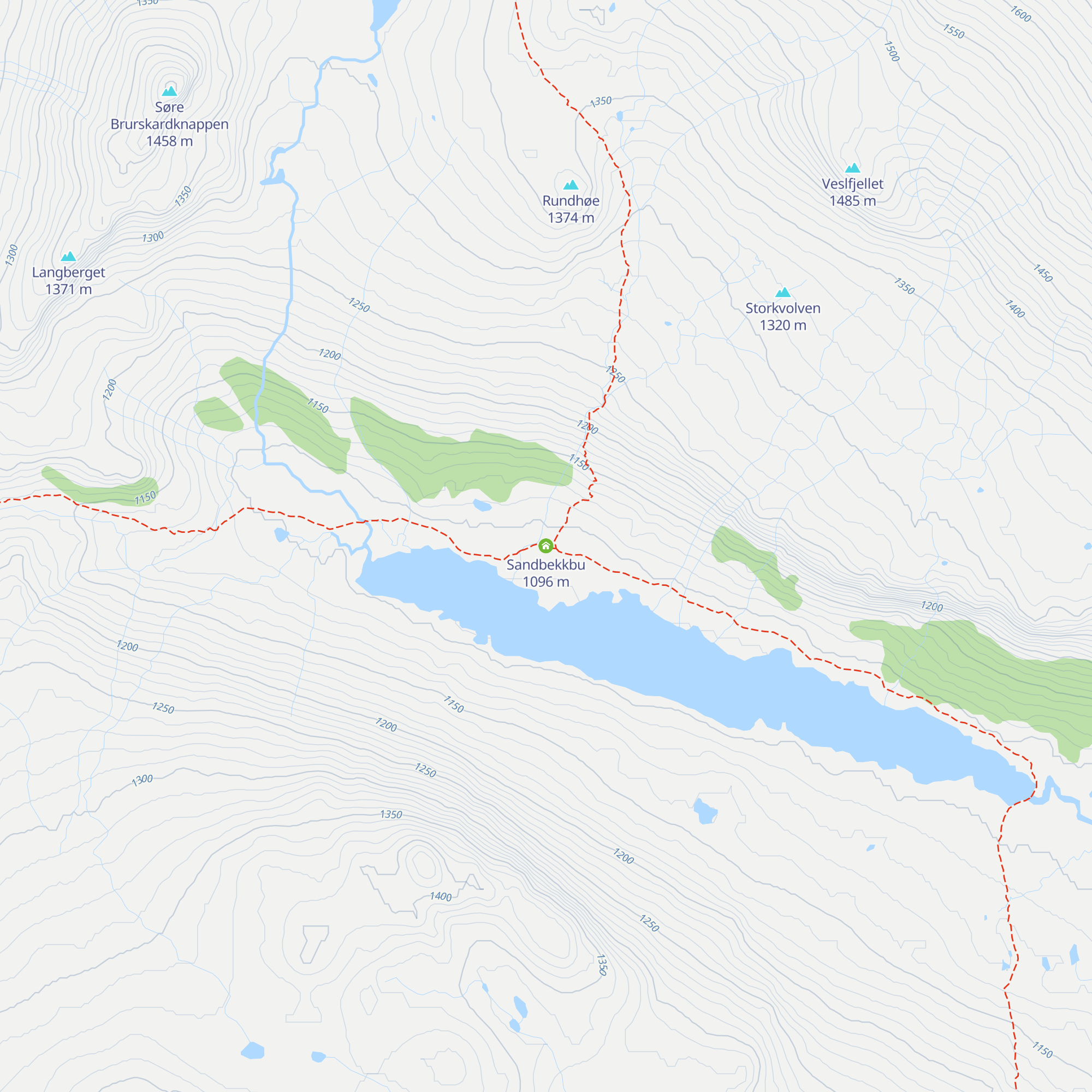Sandbekkbu map