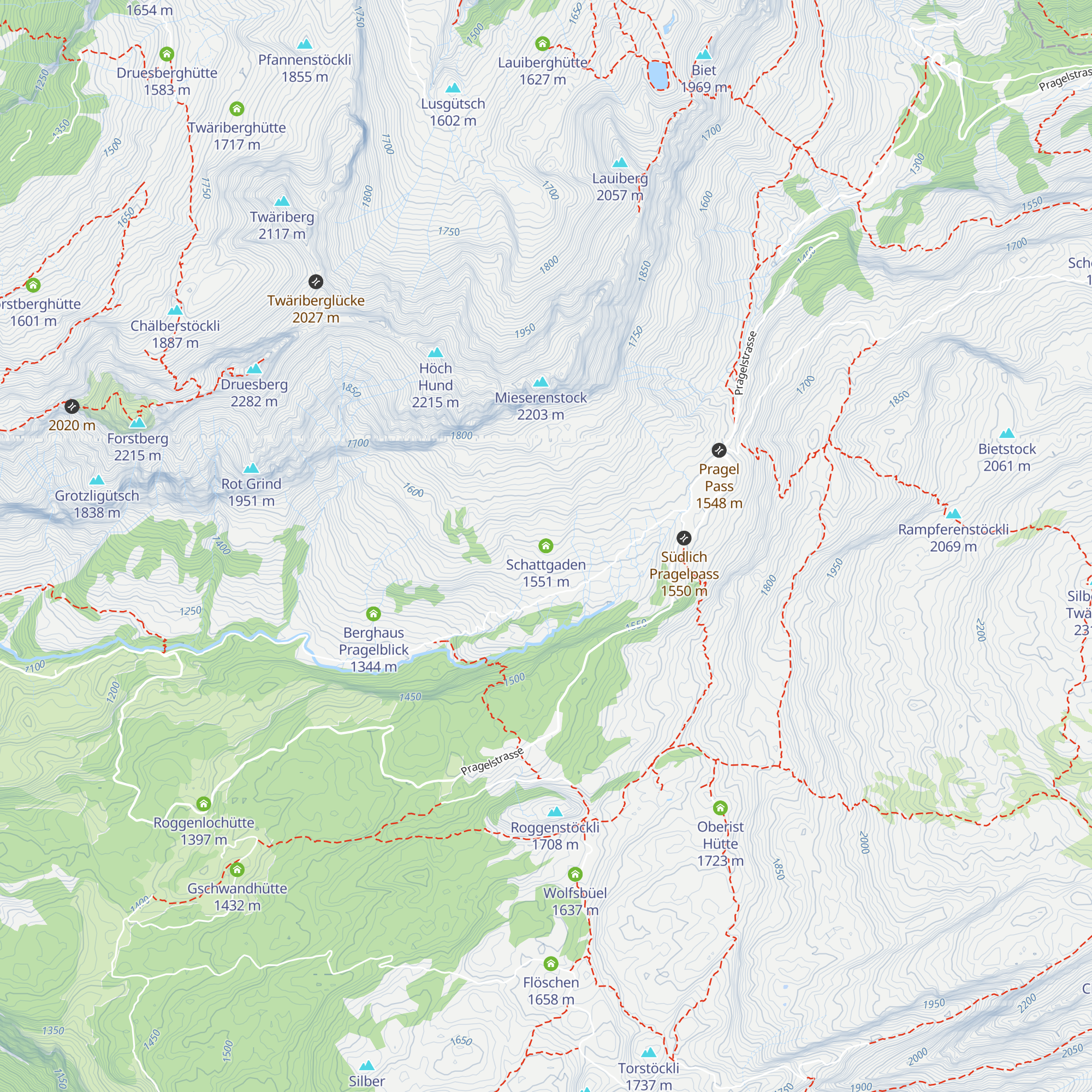 Schattgaden map