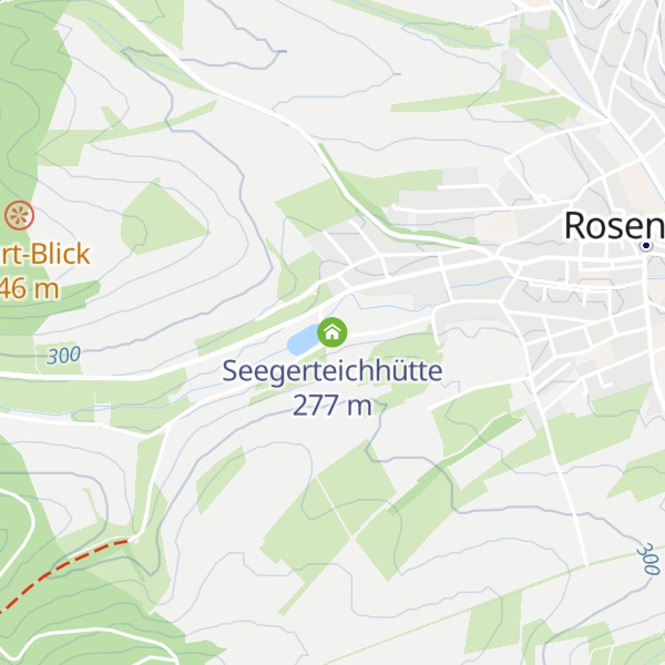Map of Seegerteichhütte