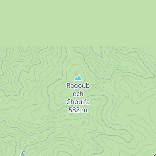 Map of Ragoub ech Chouifa
