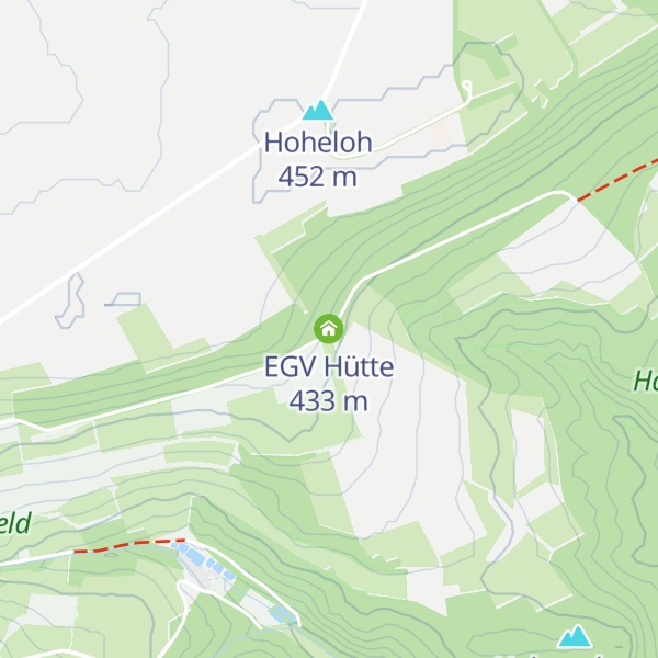 Map of EGV Hütte