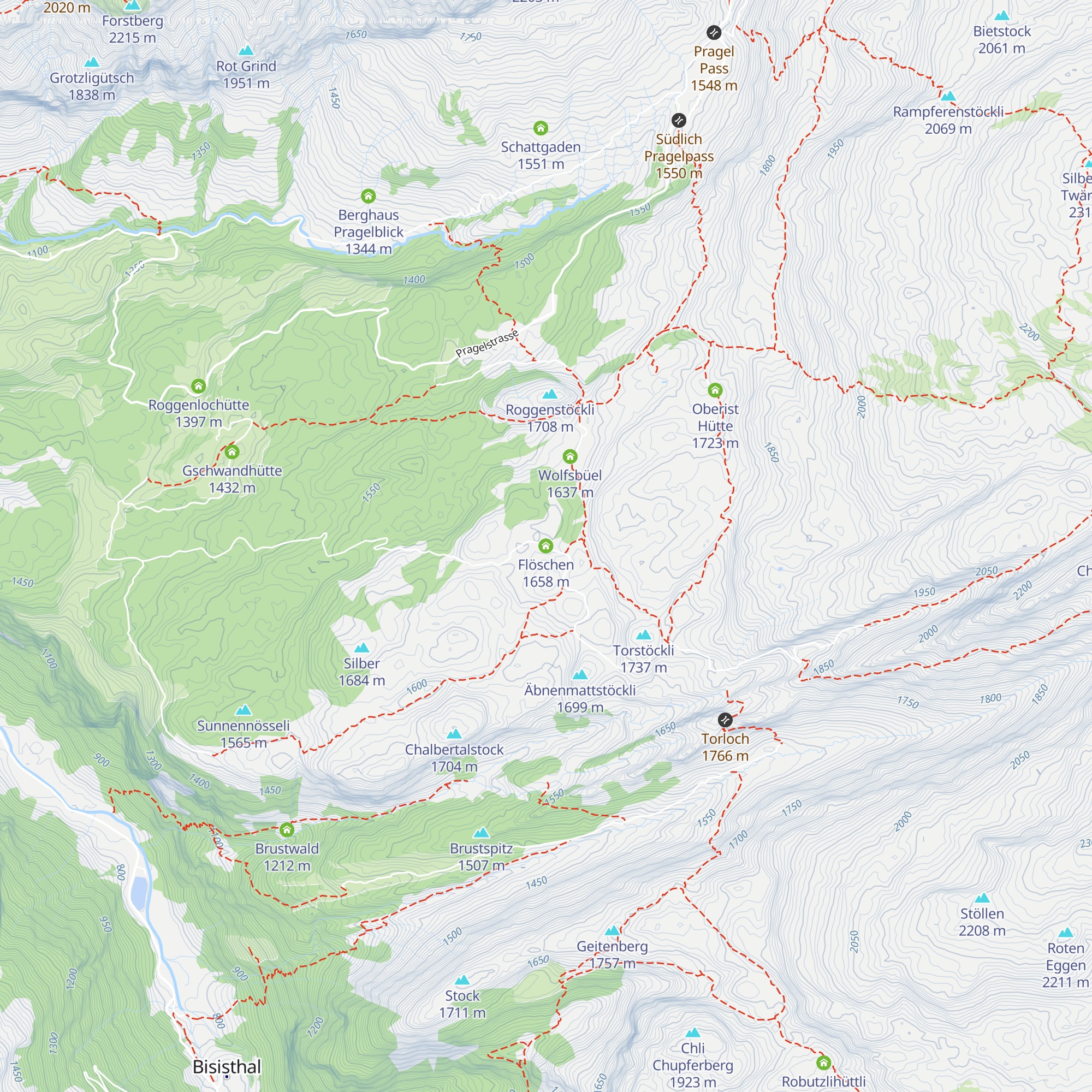 Flöschen map