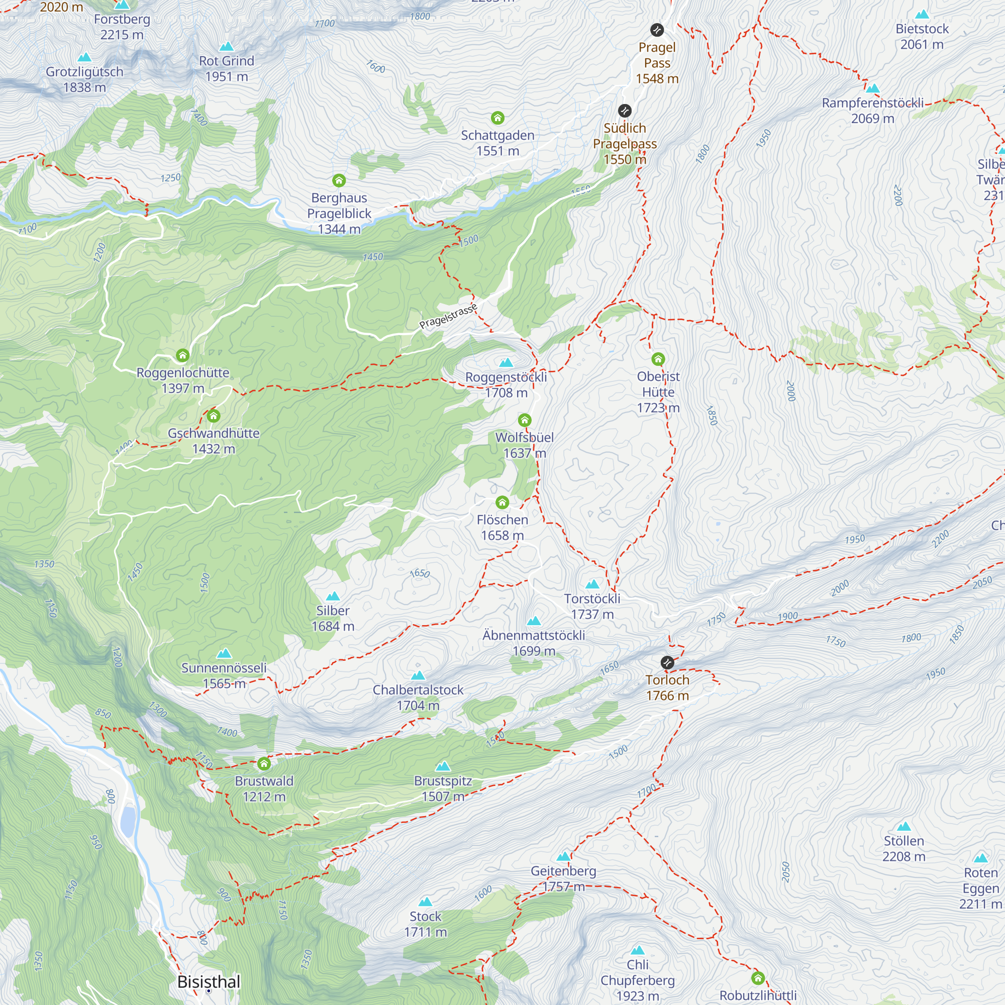 Flöschen map