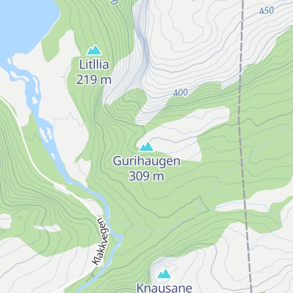 Map of Gurihaugen