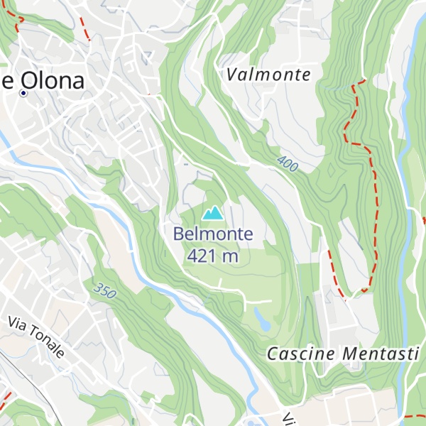 Map of Belmonte