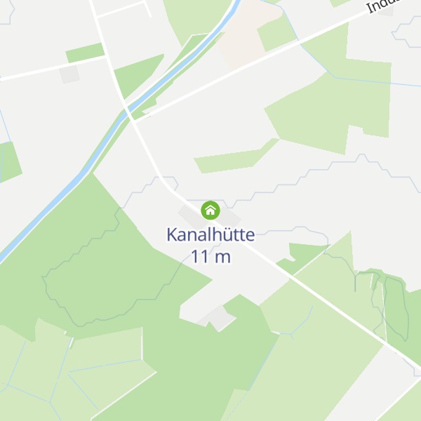 Map of Kanalhütte