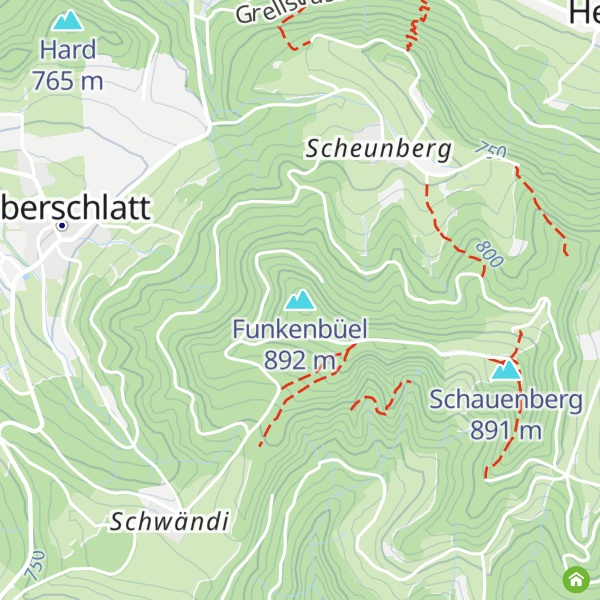 Map of Funkenbüel
